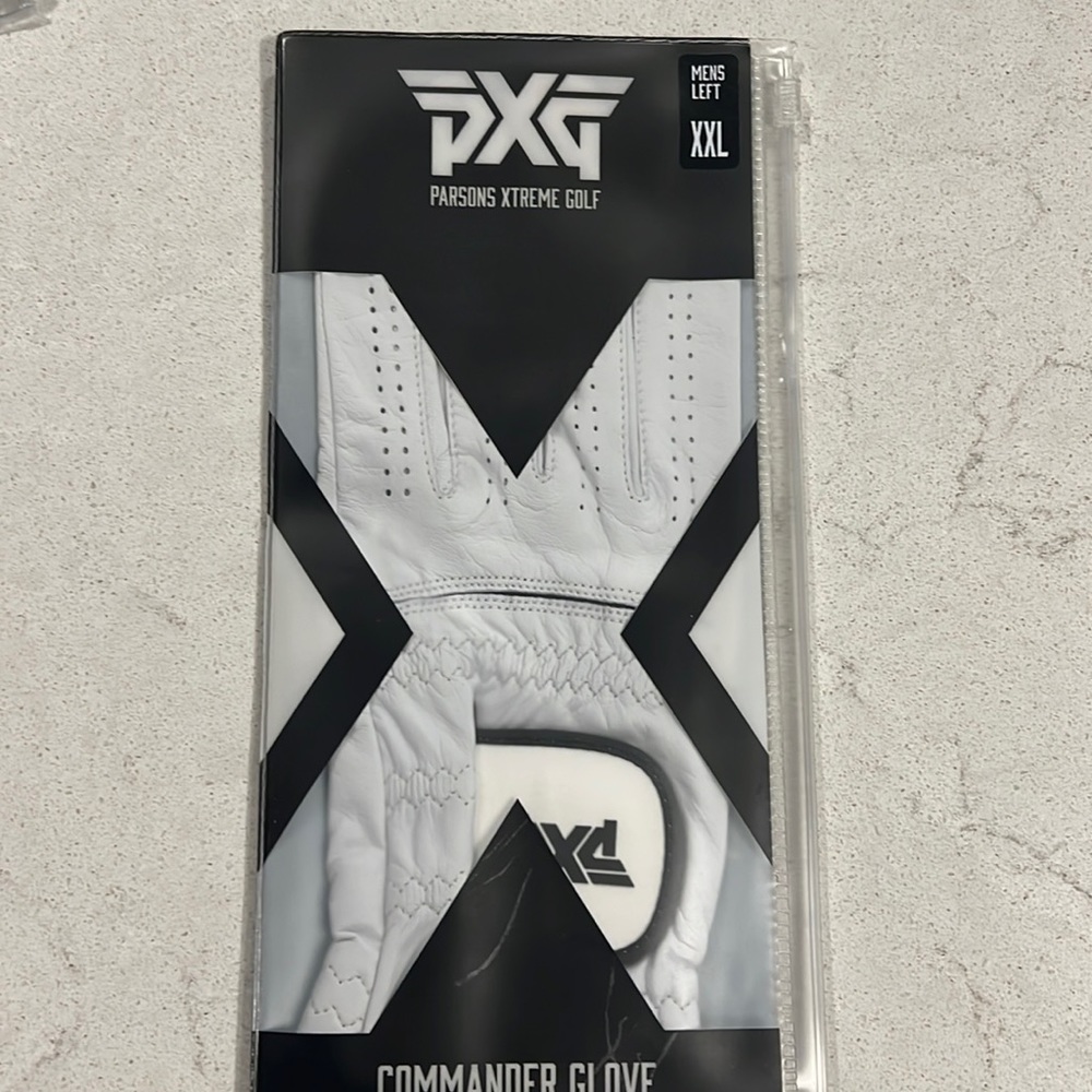 PXG mens white left xxl golf glove